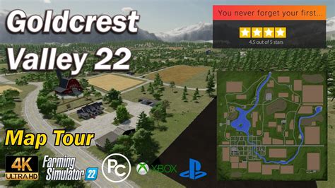 Goldcrest Valley 22 Map Review Farming Simulator 22 Youtube