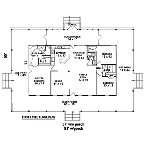 Ideas renovate split level home house plans modern design. Ranch Style House Plan 45764 with 3 Bed , 2 Bath ...