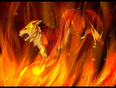 Fire Wolf By Signlesscan On Deviantart