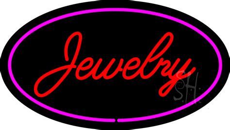 Jewelry Purple Oval Led Neon Sign Jewelry Neon Signs Everything Neon