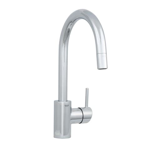 Our range of bathroom taps, showers, shower heads and kitchen mixer taps includes designs to suit all interior styles and budgets. GROHE Concetto Single-Handle Pull-Out Sprayer Kitchen ...