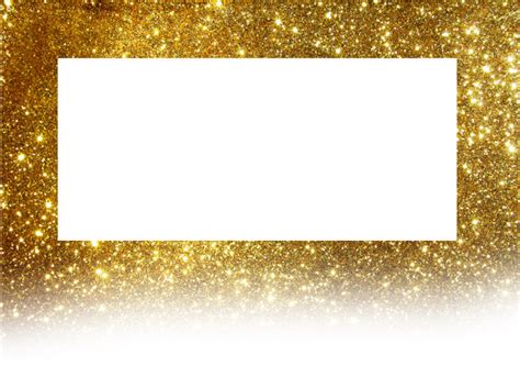 Download Frame Golden Background Borders Glitter Gold Png Image With