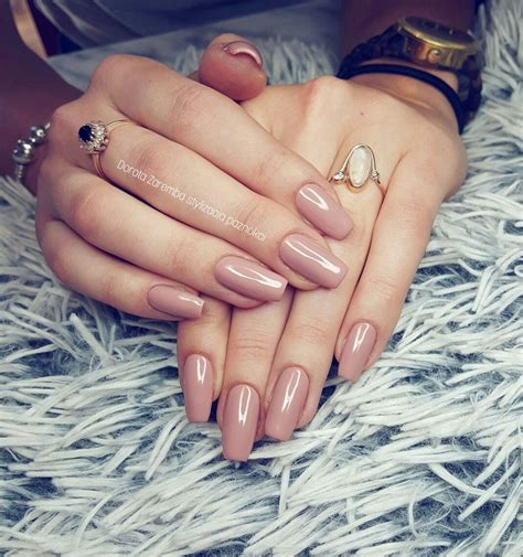 Nude Nails Design Nails Glamour Nails Style Nails Gel Manicure