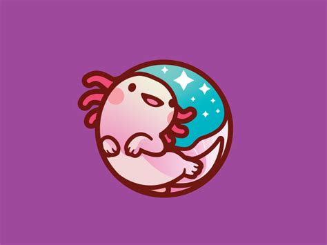 (projects himself drawing a smiley face in the midwest united states, then takes a bite out of the earth and flies past his friends, who are destroying other planets, then to ford, who is standing in the middle of a galaxy) anything will be possible. Axolotl by Carlos Puentes | cpuentesdesign on Dribbble