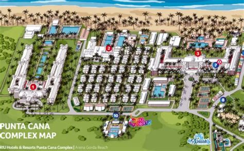 Ocean El Faro Punta Cana Resort Map Kiskeya Life