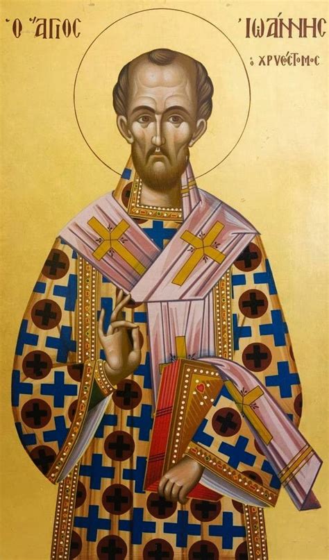 Mystagogy Saint John Chrysostom As A Model For Our Lives Ícone