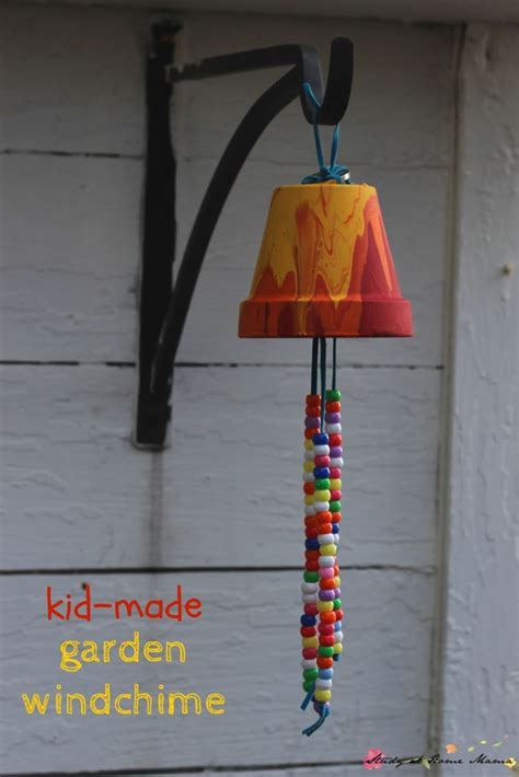 Kids Craft Ideas Garden Wind Chimes Wind Chimes Kids Spring Crafts