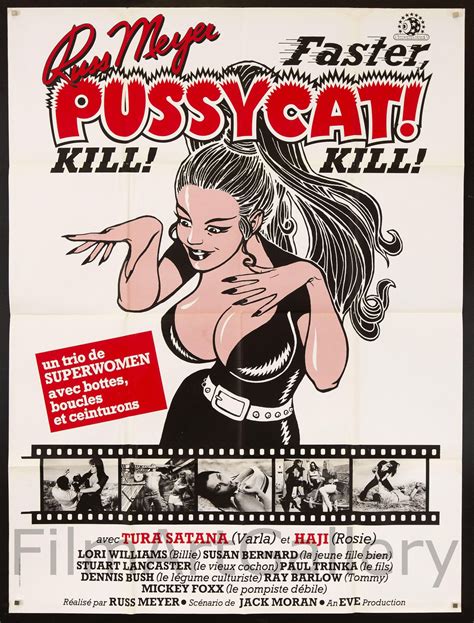 Faster Pussycat Kill Kill Movie Poster 1985 French 1 Panel