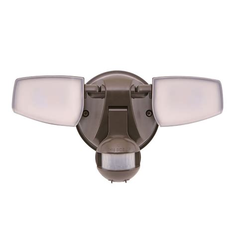 Halo Bronze Motion Activated Led Floodlight 1400 Lumens The Home