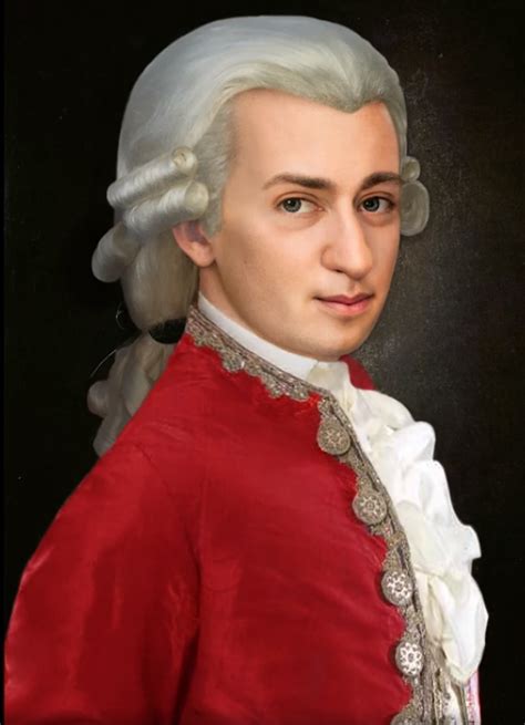 How Mozart Wouldve Looked Like In Real Life Credit To Facebook