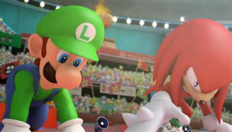 File M Satog Intro Luigi And Knuckles Png Super Mario Wiki The Mario