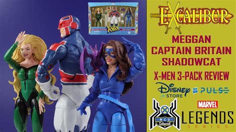 Marvel Legends Xmen Excalibur 3 Pack Meggan Captain Britain Shadowcat