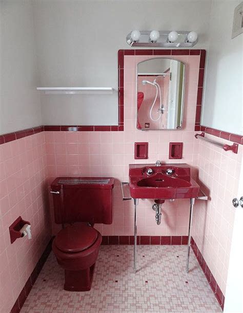 37 1950s Pink Bathroom Tile Ideas And Pictures