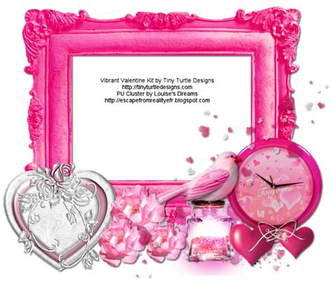 Escape From Reality Blog Ftu Vibrant Valentine Cluster Frames Ttd