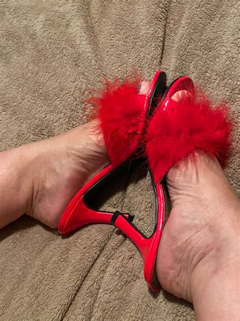 red fuzzy slippers sexy high heel shoes heels sexy high heels