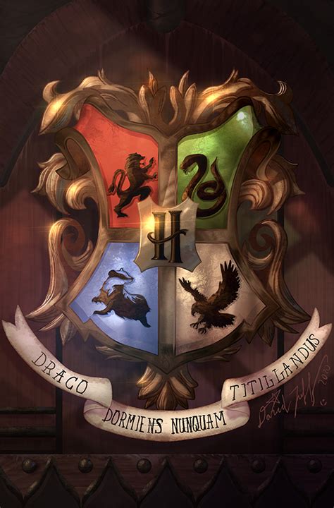 Hogwarts Emblem Harry Potter 65x10 Metal Print On Storenvy