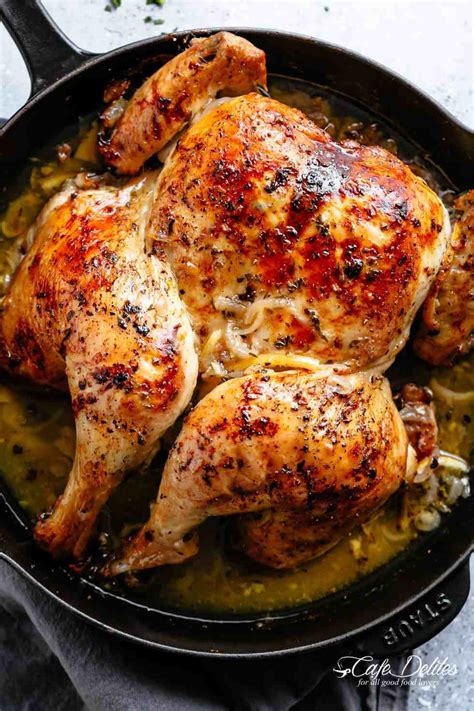 Add in the corn, beans and tomatoes. Lemon Garlic Roast Chicken - Cravings Happen