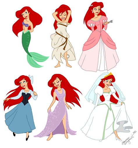 The Little Mermaid Costumes Ill Do One Of These One Year To Dye My Hair Red Princesas