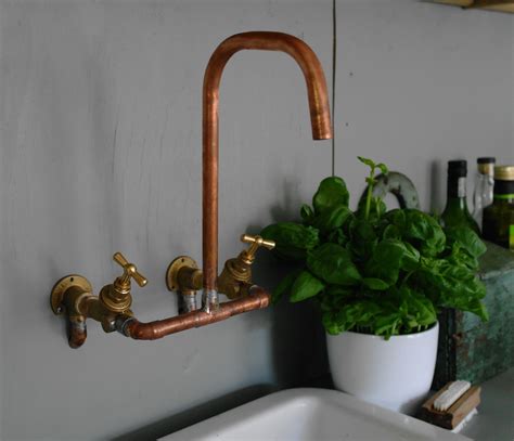 Copper Faucet Exposed Pipe Pinterest Copper Faucet Belfast Sink And Belfast