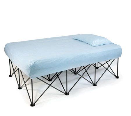 This queen size air mattress is 78 inches long, 58 inches wide and 19 inches high. Queen Portable Bed Frame for Air-Filled Mattresses with ...