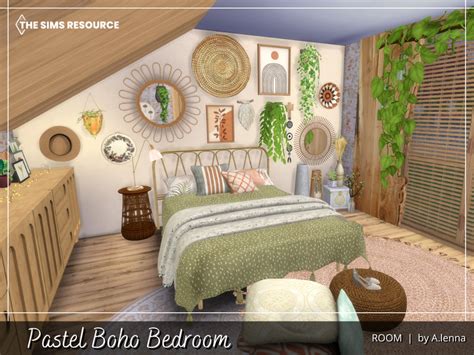 The Sims Resource Pastel Boho Bedroom