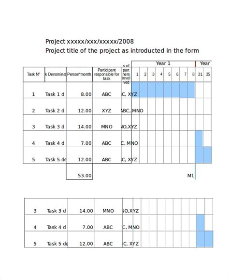 Excel Project Template 16 Excel Documents Download