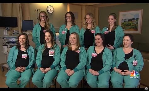 Nine Nurses At The Maine Medical Center Delivery Unit Are Pregnant