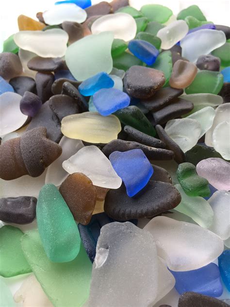 Medium Sea Glass Authentic Sea Glass 15 300 Pieces Great For Jewelry Crafts Ocean Tumbled