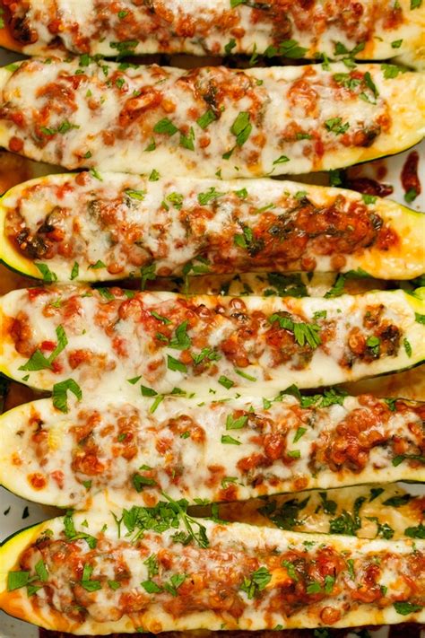 Just cook the filling and i am wondering with the surplus of veggies this time of year if anyone has frozen these and how they did so. Lentil Stuffed Zucchini Boats Recipe | Little Spice Jar