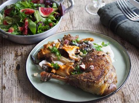 Recette de blogueuse Pintade aux champignons cuisson lente au four en