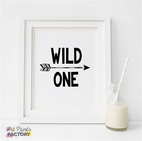Wild One Printable Wild One Print Wild One Sign Little Kids Etsy