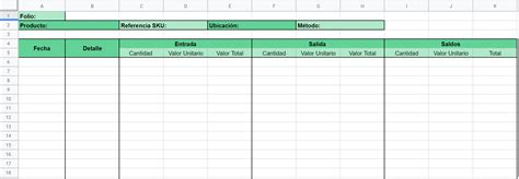 Modelo De Kardex En Excel Para Almacen Actualizado Agosto Cloud Hot