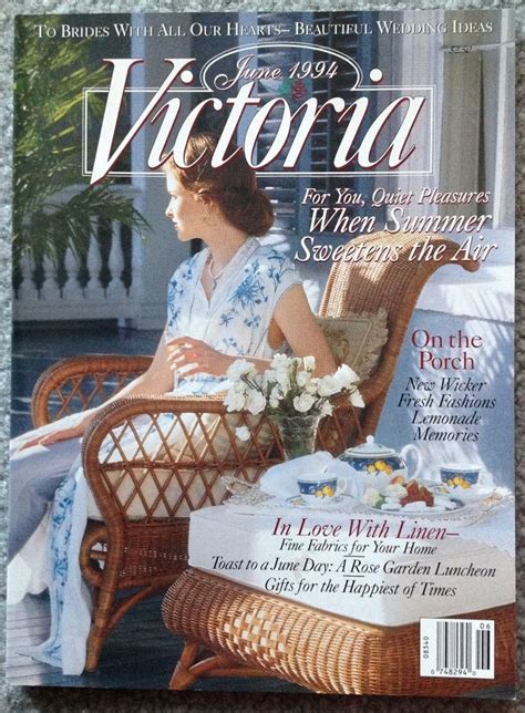 Victoria Magazine June 1994 Vol 8 No 6 Rose Garden Luncheon Fine