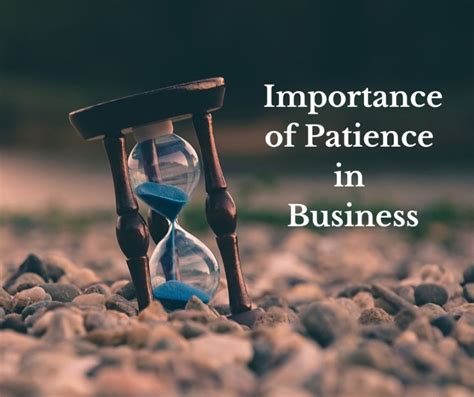 How Important Is Patience In Business