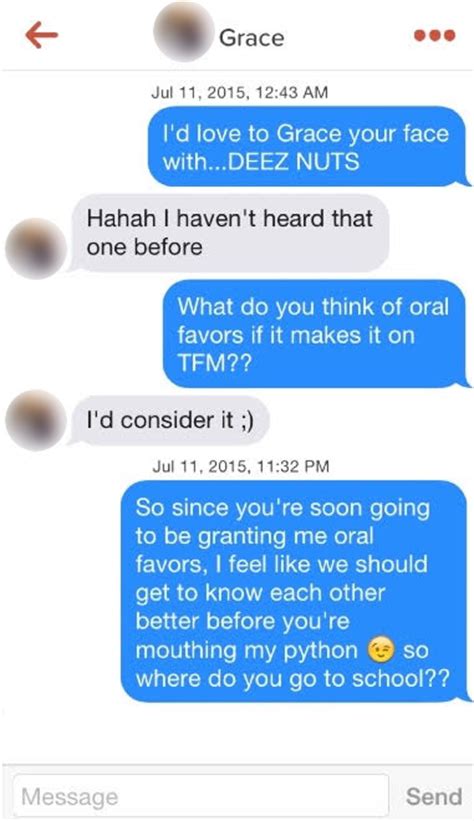 Pin by mia behrens on funny funny comebacks, funny relatable memes. Total Frat Move | Ridiculous Tinder Pickup Lines, Part 52