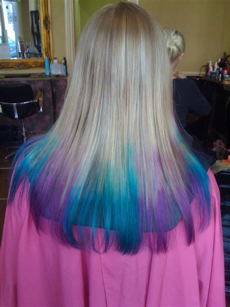 Stunning Beauty Dip Dyedombre Hair