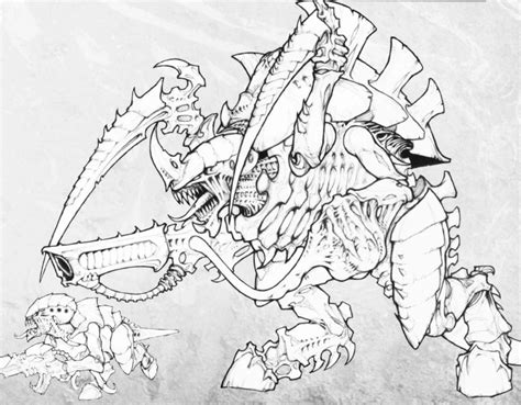 Sketches Tyranids Creatures