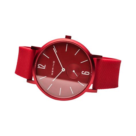 Buy Bering True Aurora Red Analogue Mens Watch