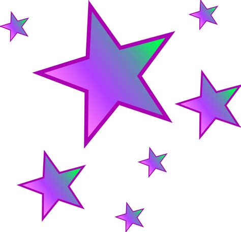Purple Stars Clipart Clip Art Library