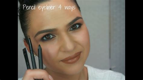 HOW TO Pencil Eyeliner 4 Ways YouTube