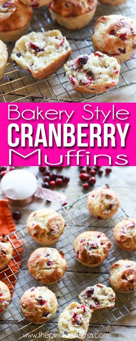 Fold in cranberries and nuts. Fresh Cranberry Muffins • The Pinning Mama