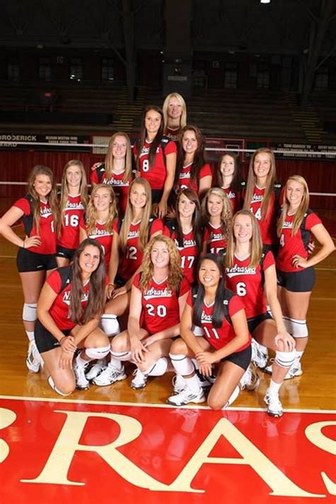 Heres The 2013 Volleyball Squad At Their Annual Media And Photo Day
