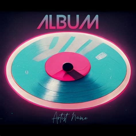 Copy Of Ai Generated Futuristic Record Album Cover Postermywall