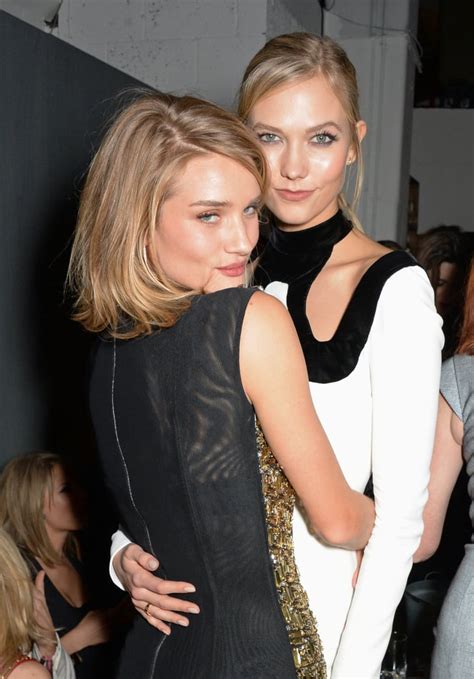 Then Rosie Found Another Model To Throw Her Arms Around — Karlie Kloss