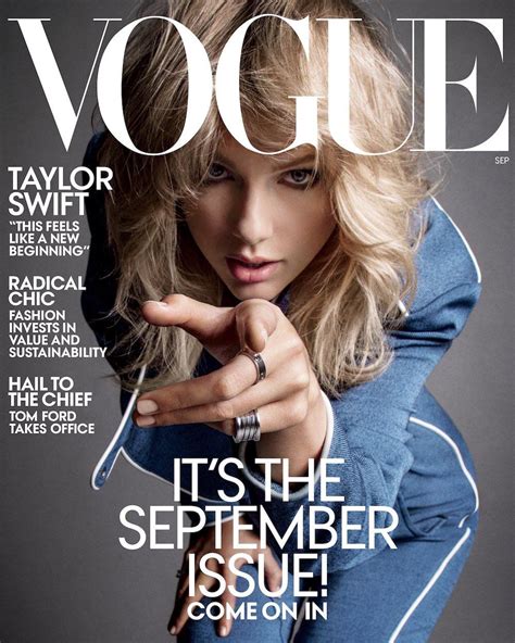 Taylor On Vogue Cover Page So Gorgeous Rtaylorswift