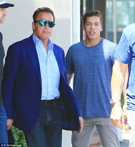 Arnold Schwarzenegger Grabs Lunch With Love Child Joseph Baena Daily