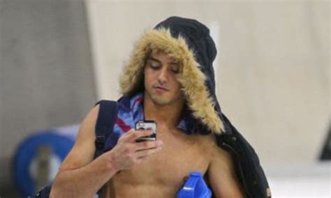 Tom Daley Does Some Diving Training Of His Own At Olympic Aquatic