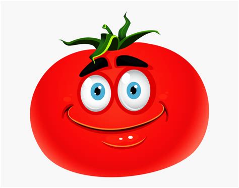 Tomato Cartoon Png Smiley Tomato Free Transparent Clipart Clipartkey