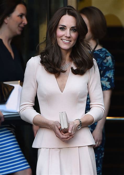 Kate Middleton At National Portrait Gallery In London 05042016