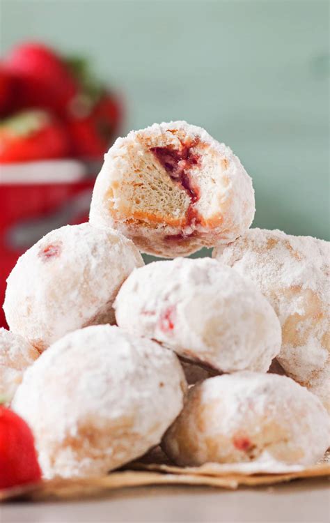 4 Ingredient Guilt Free Jelly Filled Donut Holes Recipe
